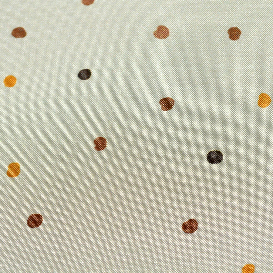 Ivory dotted Taffeta Fabric | Vintage Deadstock | By the Yard