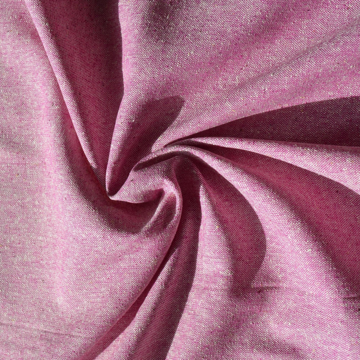 Raw Silk Noil Fabric Purple melange Melange 46" Wide Luxury Fabric | By the Yard