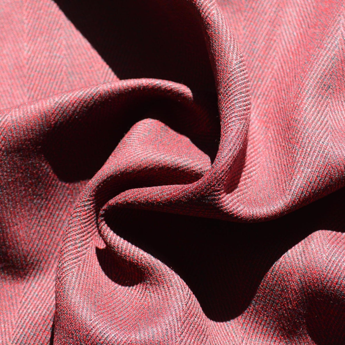 Herringbone wool Fabric | Herringbone Twill | Designer Deadstock | By the Yard