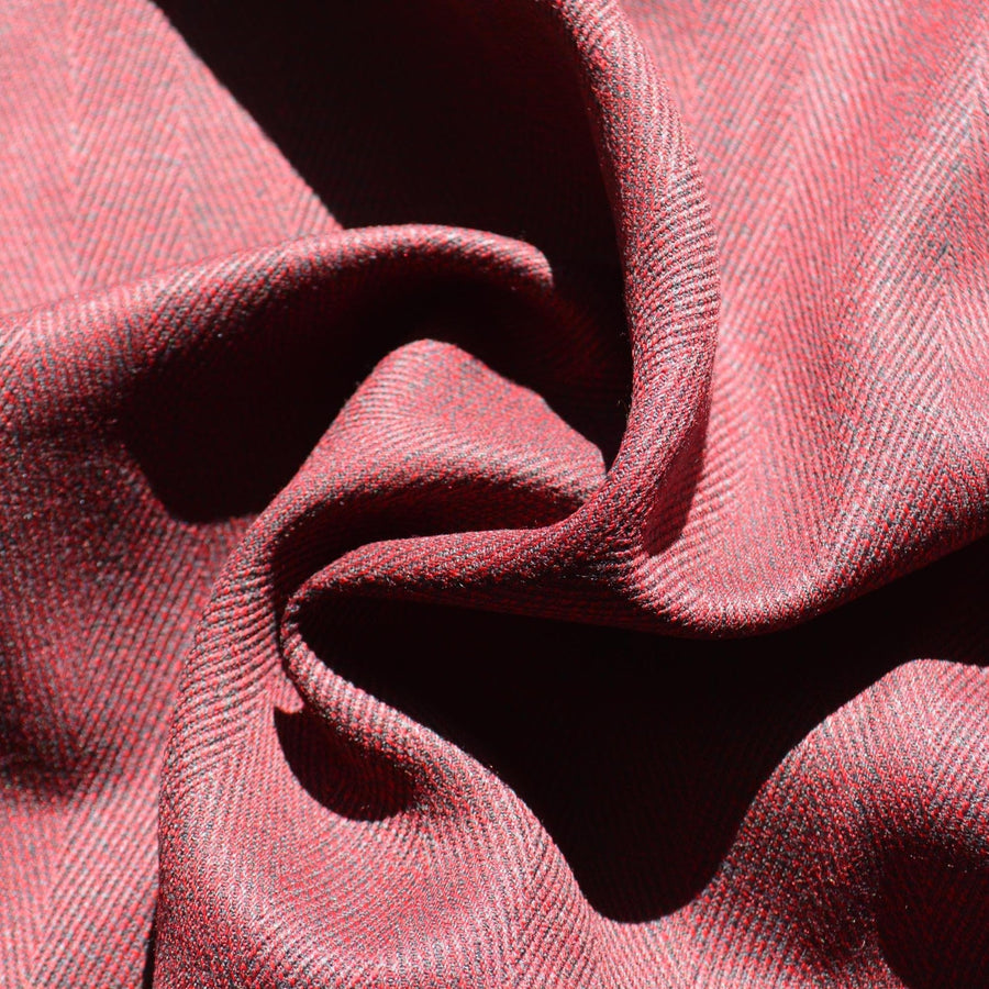 Herringbone wool Fabric | Herringbone Twill | Designer Deadstock | By the Yard