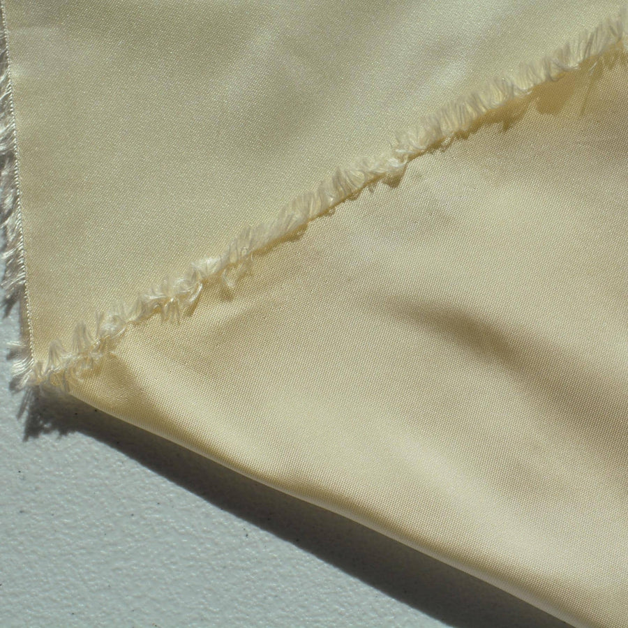 100% Silk Duchess Satin Fabric Cream Bridal Heavyweight 54.5 Inch Wide | By the Yard