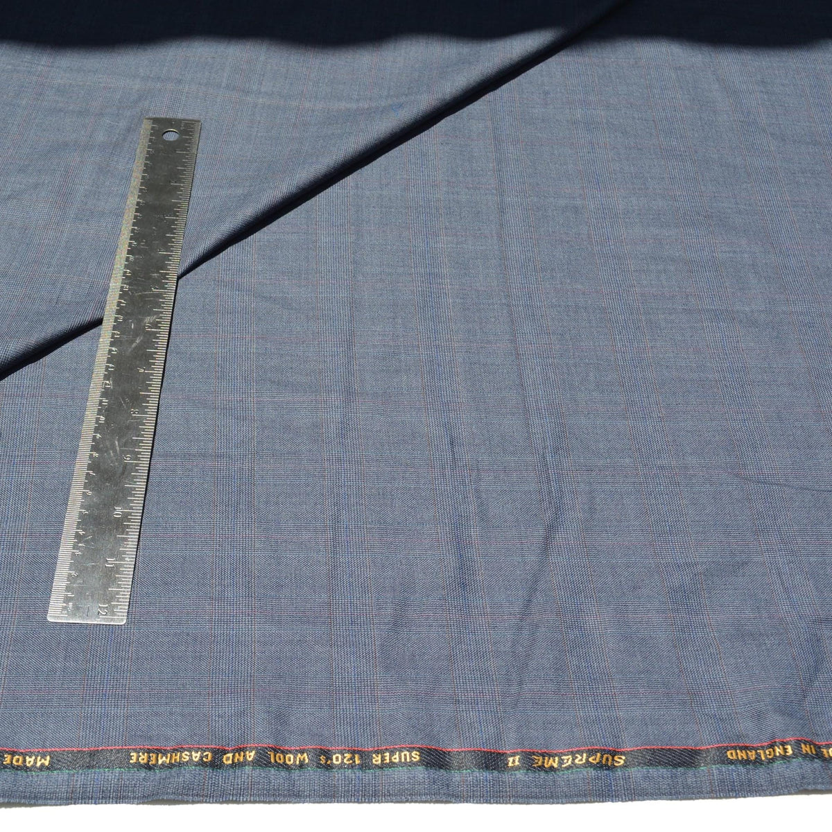 British Cashmere Super 120s Wool Fabric | Made In England | By the Yard