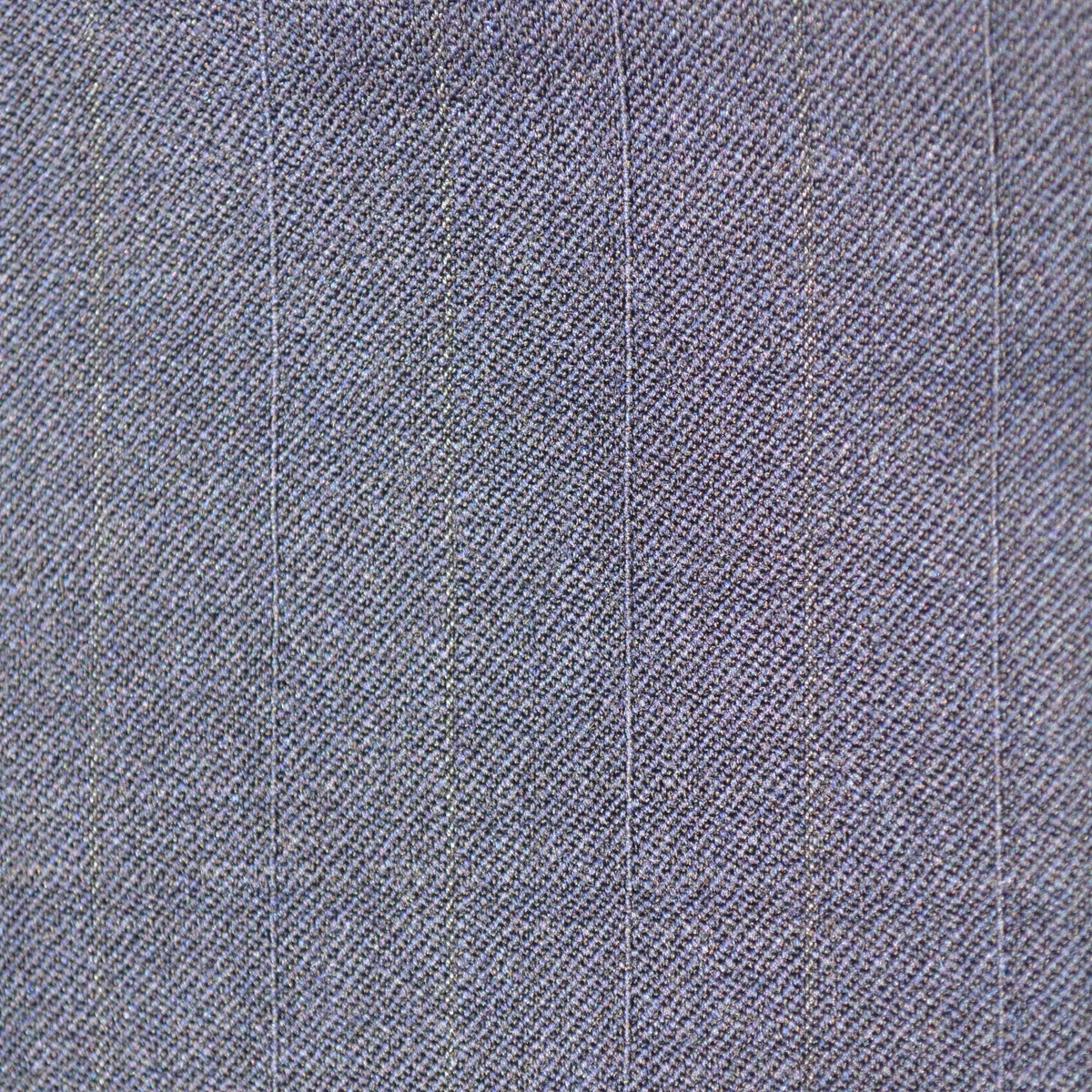 British Cashmere Super 100s Wool Suiting Fabric | Black with Stripes | Made in England | Luxury Tailoring Material| By t
