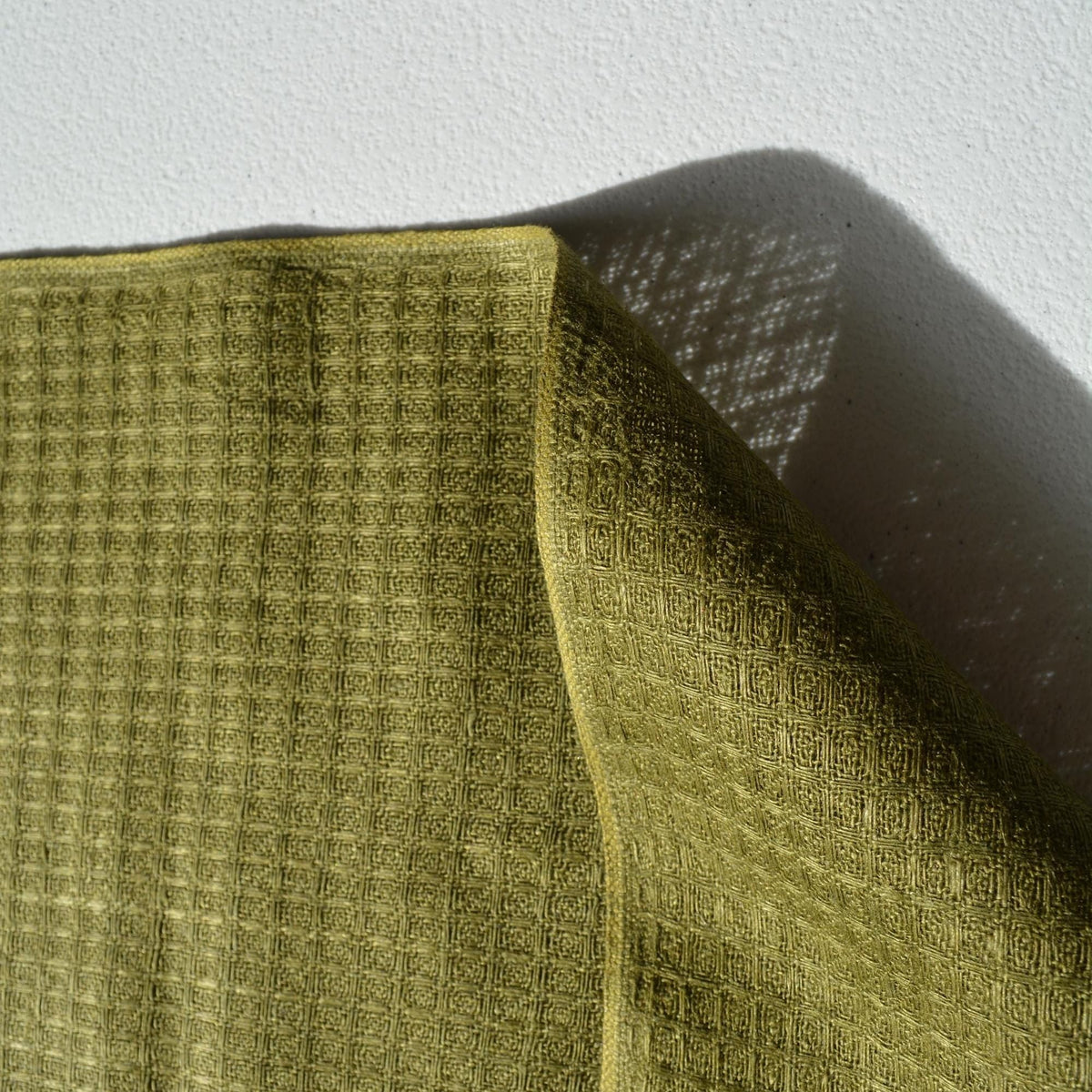 100% Linen Fabric Checkered Forest green checkered 60" Wide Dressmaking Tailoring | By the Yard
