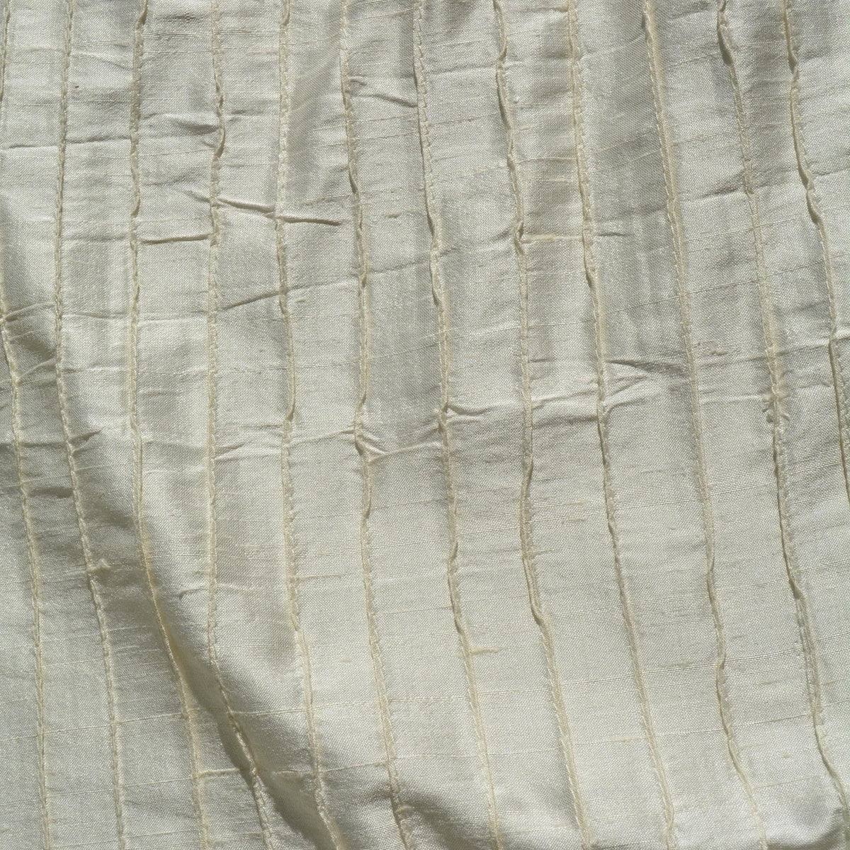 Silk Dupioni Fabric White 44" Wide Luxury Fabric | By the Yard