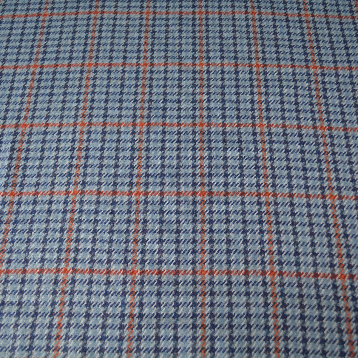 Made in Scotland Pure Wool Tweed | Red Blue Mink Chinchilla Cashmere Lambswool Windowpane Houndstooth 60.5 Inch Usable |