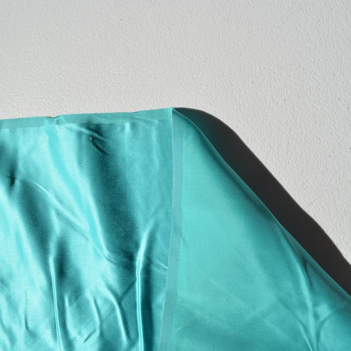 100% Silk Duchess Satin | Blue 49" Wide Designer Deadstock Fabric | By the Yard