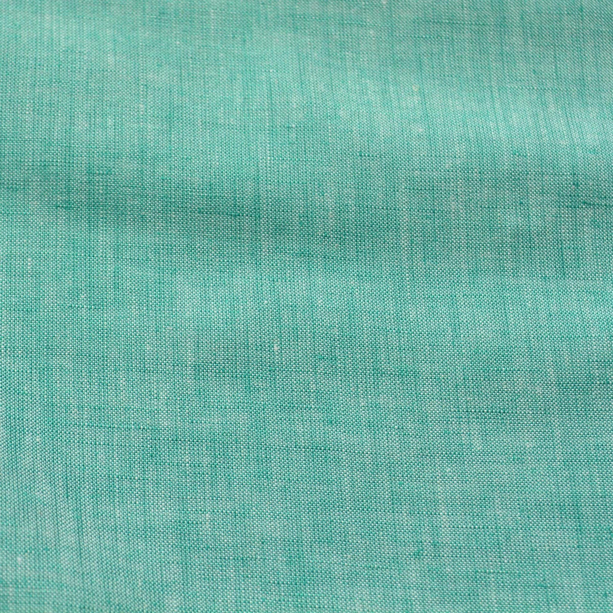 100% Linen Fabric Green and white 60" Wide Dressmaking Tailoring | By the Yard
