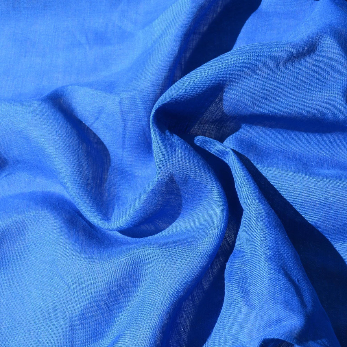 Blue | 100% linen | Sheer Linen | Designer Deadstock | By the Yard