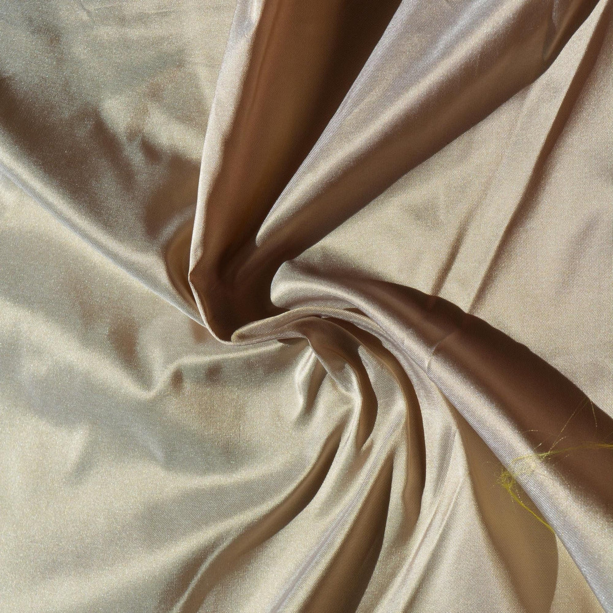Silk Taffeta Fabric Muted gold and mauve Two-tone 59" Wide Luxury Fabric | By the Yard