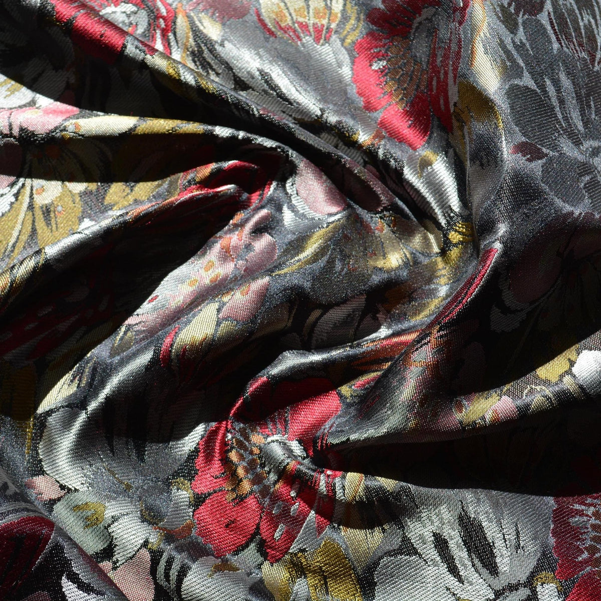 Pure Silk Brocade Fabric | Upholstery Fabric & Home Decor Textile | Curtain, Drapery, Pillow | By the Yard