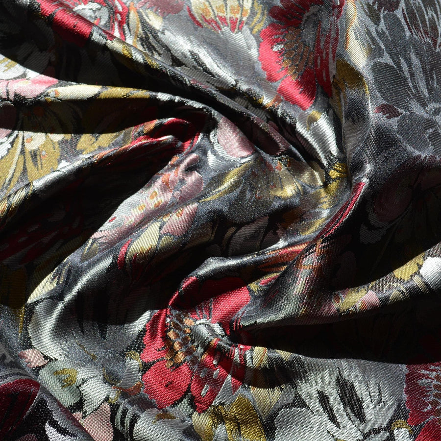 Pure Silk Brocade Fabric | Upholstery Fabric & Home Decor Textile | Curtain, Drapery, Pillow | By the Yard