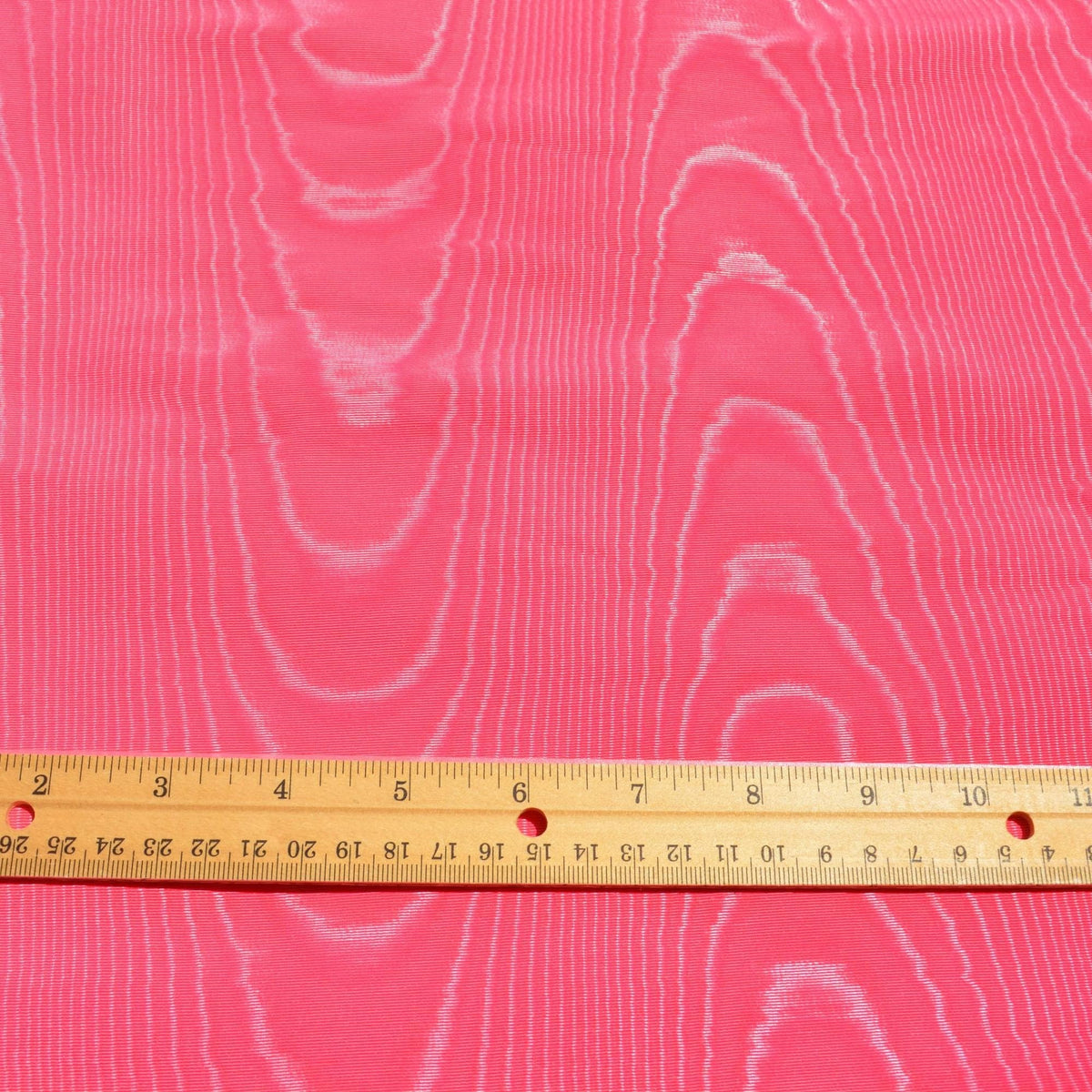 Dark Pink Moiré — OEKO-TEX Recycled, 1 Yard