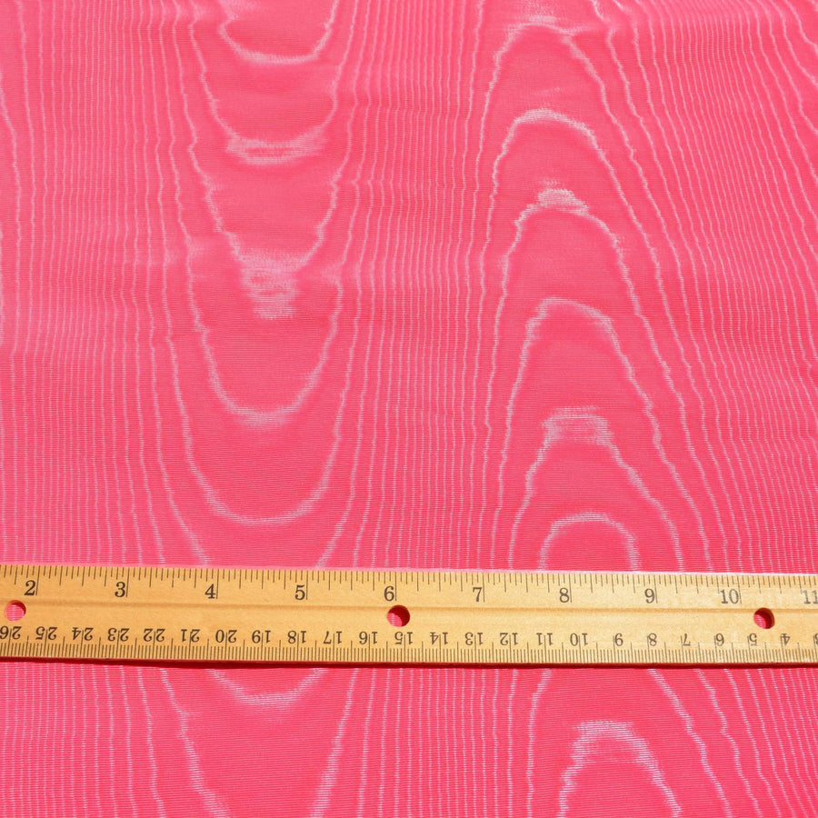 Dark Pink Moiré — OEKO-TEX Recycled, 1 Yard