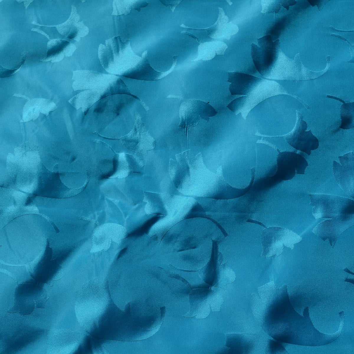 100% Silk Jacquard Fabric | Silk Floral 36" Wide Luxury Taffeta Fabric | By the Yard