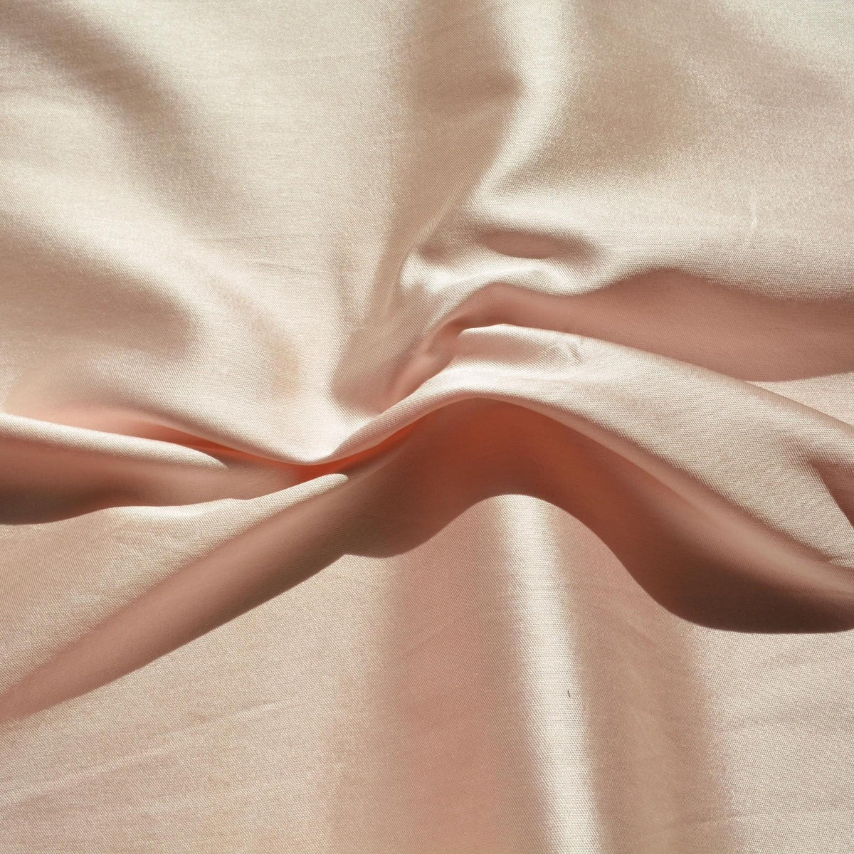 100% Silk Duchess Satin Fabric Light Pink Bridal Heavyweight 54.5 Inch Usable | By the Yard