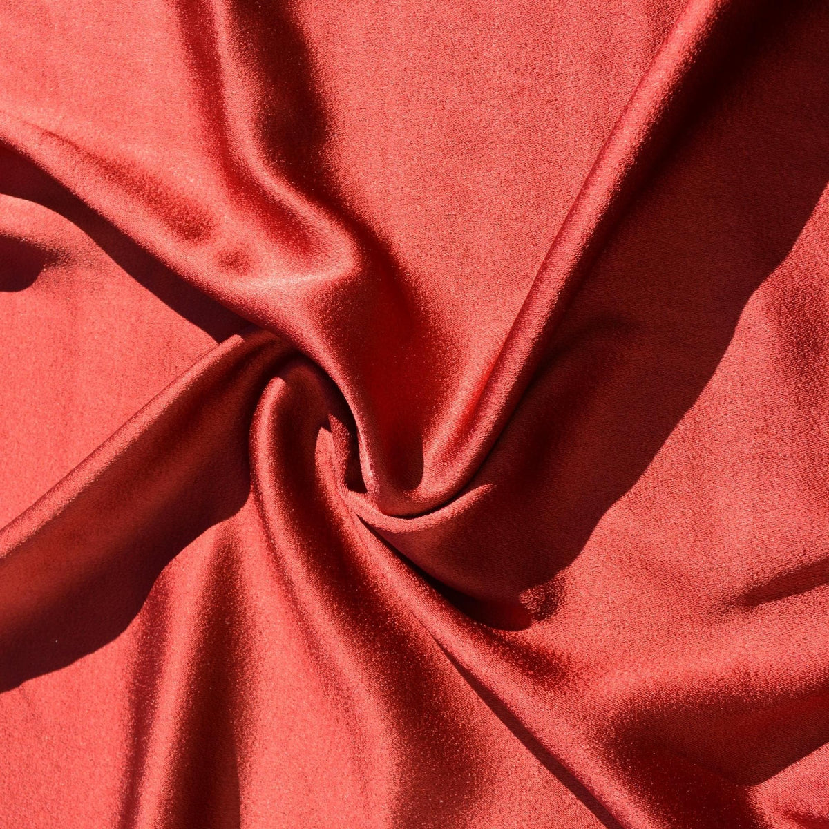 100% Silk Satin Fabric | Burgundy | Luxury Silk Yardage |By the Yard