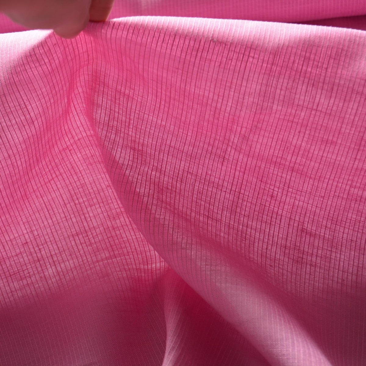 100% Linen Fabric Striped Purple pink striped 35" Wide Dressmaking Tailoring | By the Yard