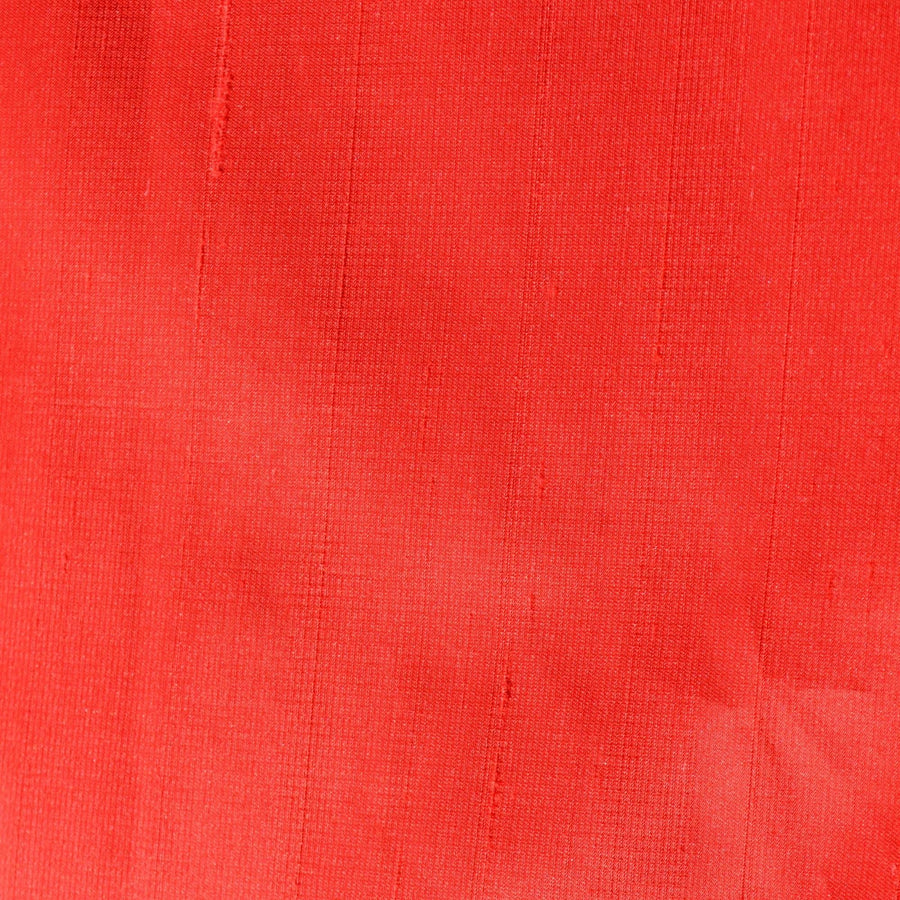 Silk Dupioni Fabric Red 47" Wide Luxury Fabric | By the Yard
