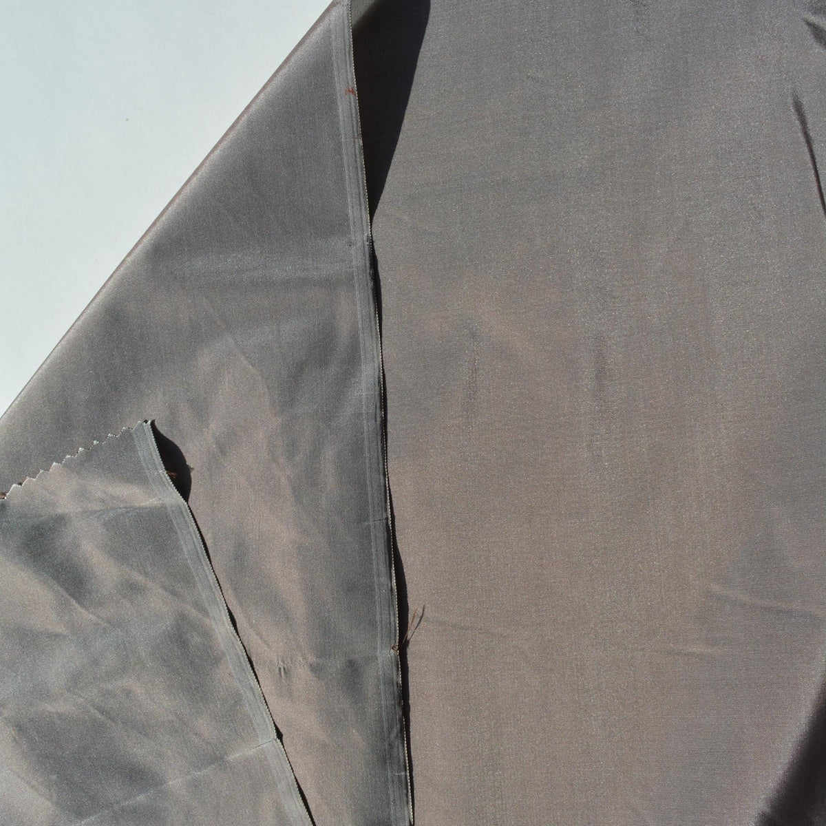 European Silk Two-Tone Taffeta Fabric | 100% Silk, 35" Wide | Iridescent Dupioni-Style for Dresses, Gowns & Décor | By t