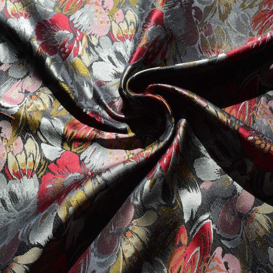 Pure Silk Brocade Fabric | Upholstery Fabric & Home Decor Textile | Curtain, Drapery, Pillow | By the Yard