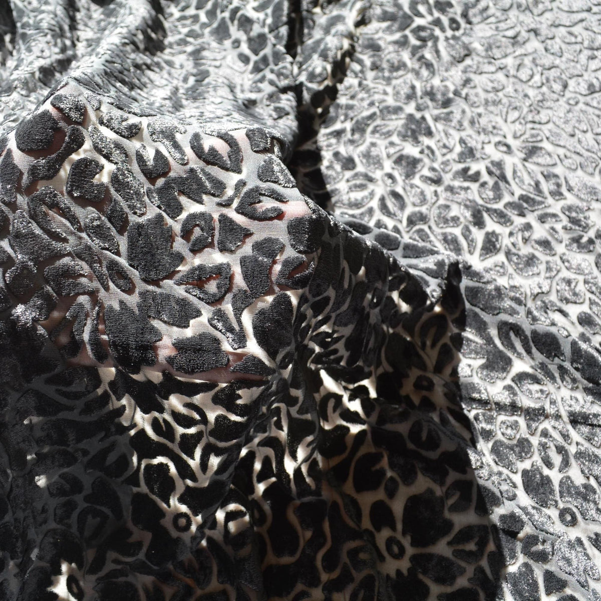 Andre Lang Velvet Burnout Fabric | Designer Deadstock |By the Yard