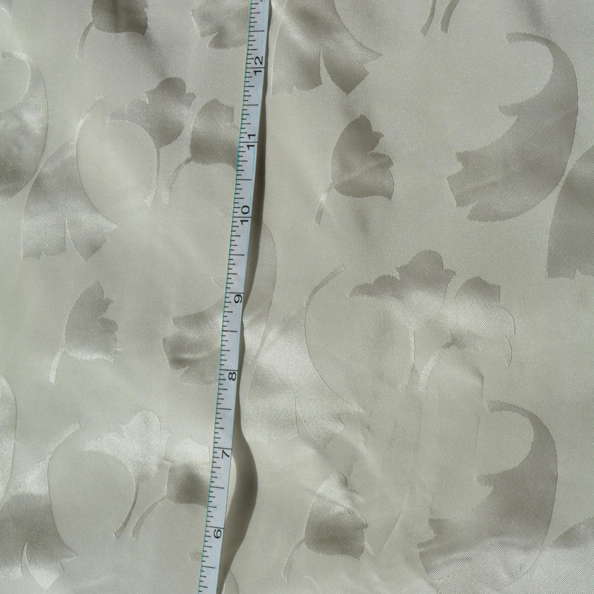 100% Silk Jacquard Fabric | Silk Floral 36" Wide Luxury Taffeta Fabric | By the Yard
