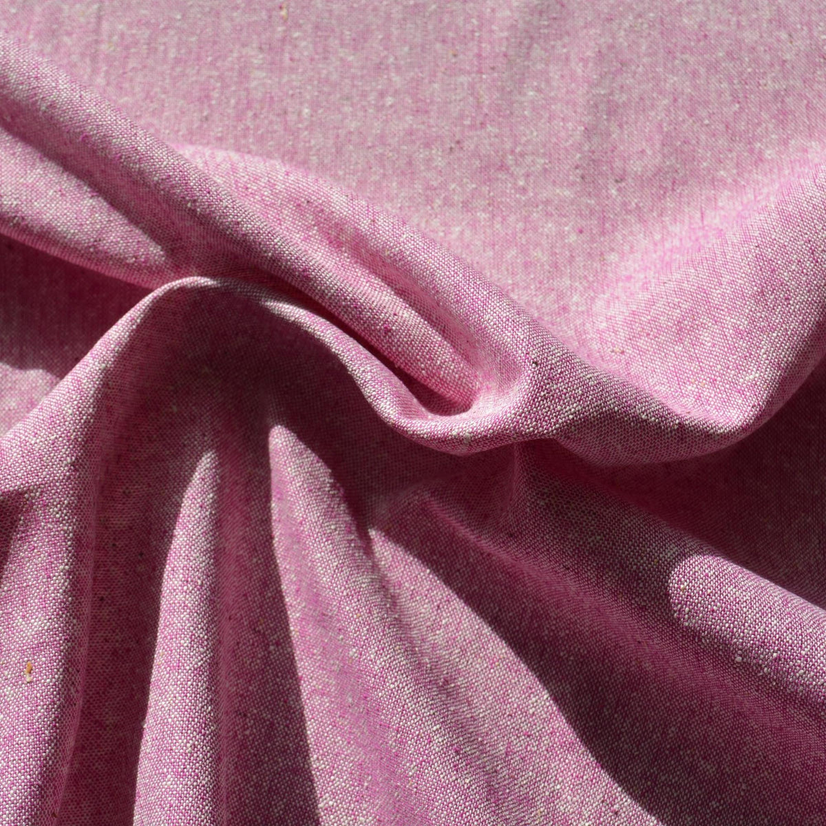 Raw Silk Noil Fabric Purple melange Melange 46" Wide Luxury Fabric | By the Yard