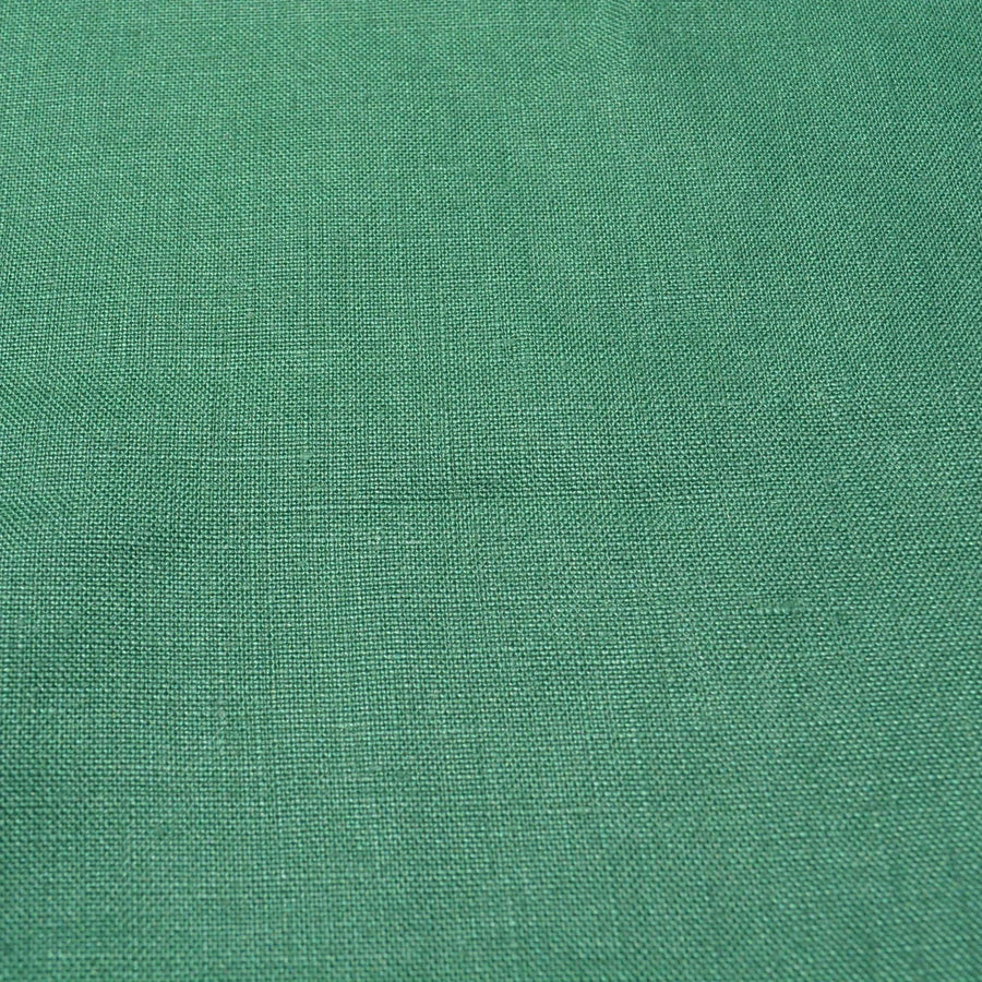 Forest Green Linen Fabric | 100% Midweight Linen Solid Weave 59" Wide | Linen Yardage for Clothing, Summer Dresses, Home Décor Sewing