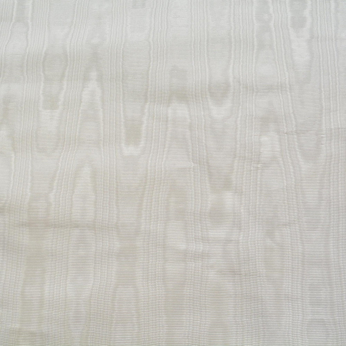 White 100% Silk Moiré | By the Yard