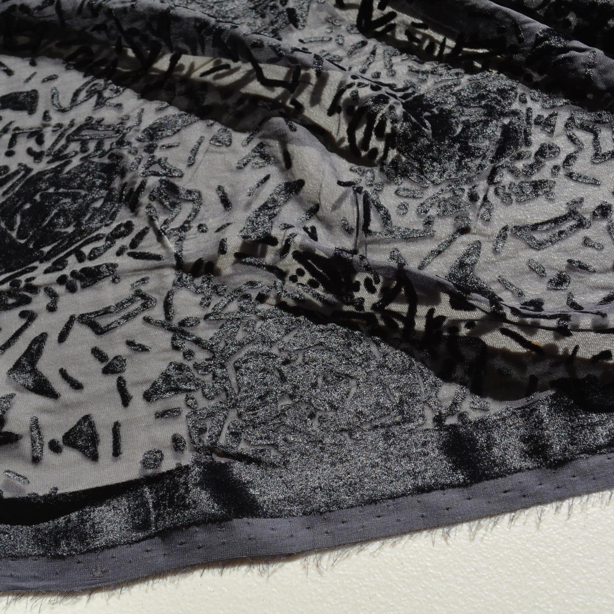 Velvet Burnout Raffaella Curiel Fabric | Designer Deadstock |By the Yard