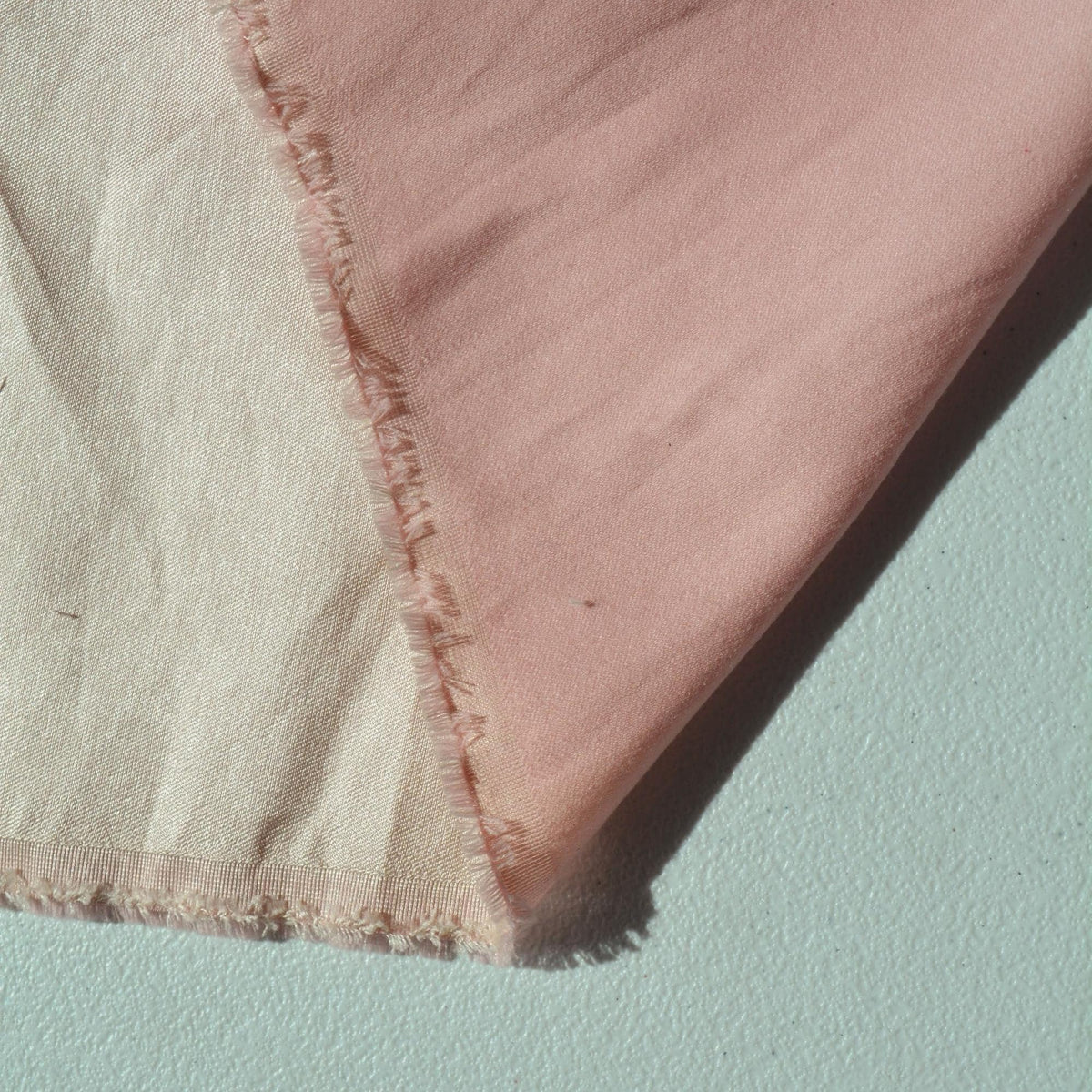 100% Silk Duchess Satin Fabric Light Pink Bridal Heavyweight 54.5 Inch Usable | By the Yard
