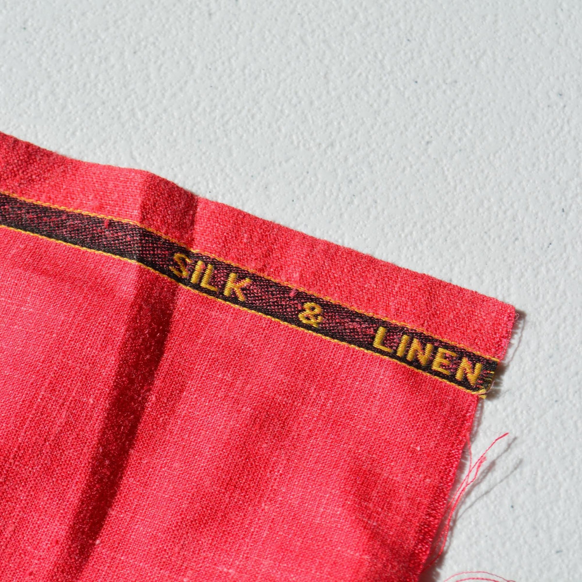 Italian Silk Linen Fabric | Pink 61" Wide Dressmaking Tailoring | By the Yard