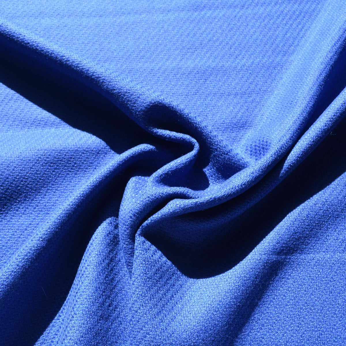 Blue | 100% wool | Wool Tweed | Designer Deadstock | By the Yard