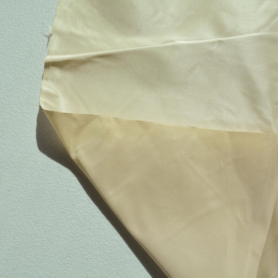 Silk Taffeta Fabric Ivory Midweight Crisp 50.5 Inch Wide | By the Yard