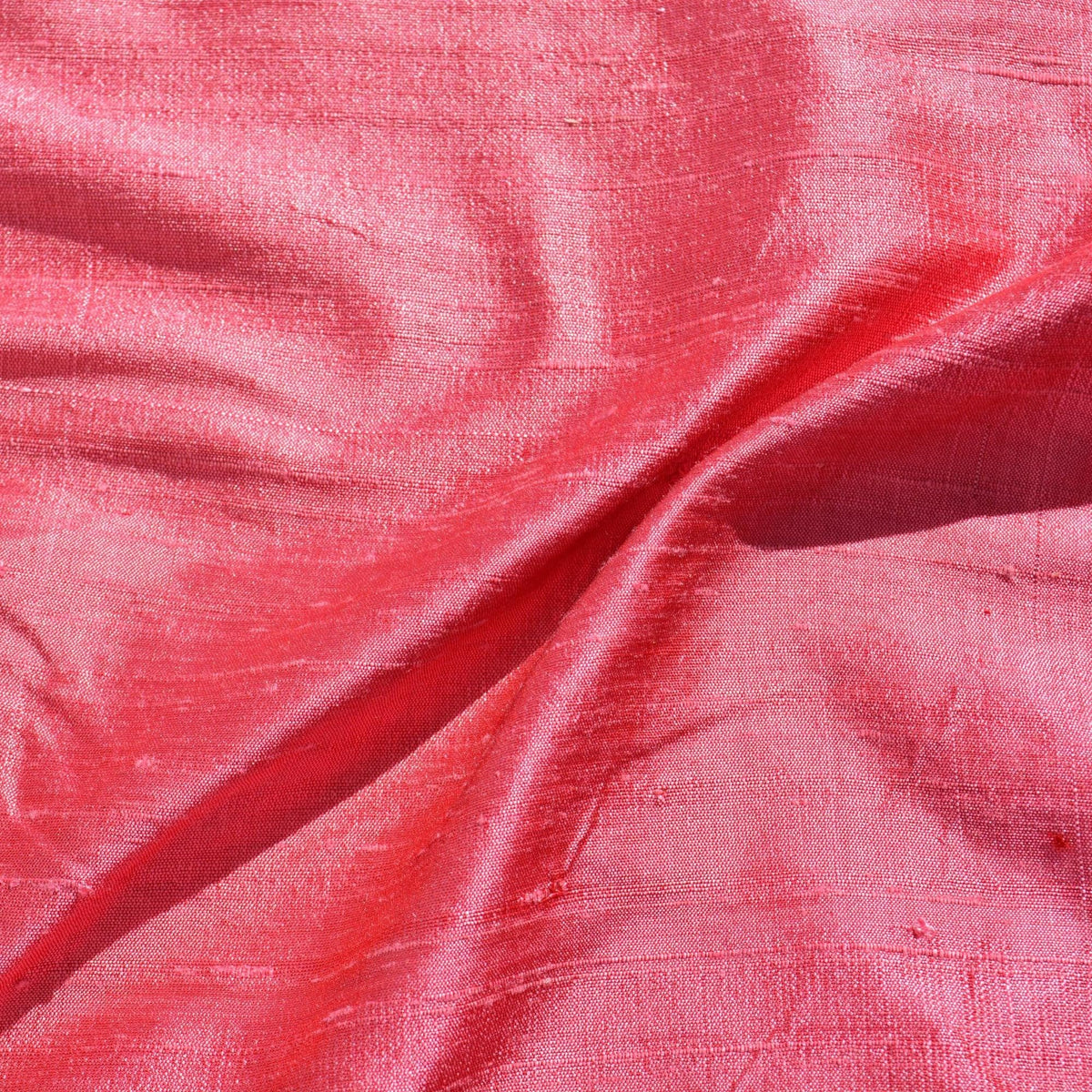 Silk Dupioni Fabric | Pink | Luxury Designer Textile |By the Yard