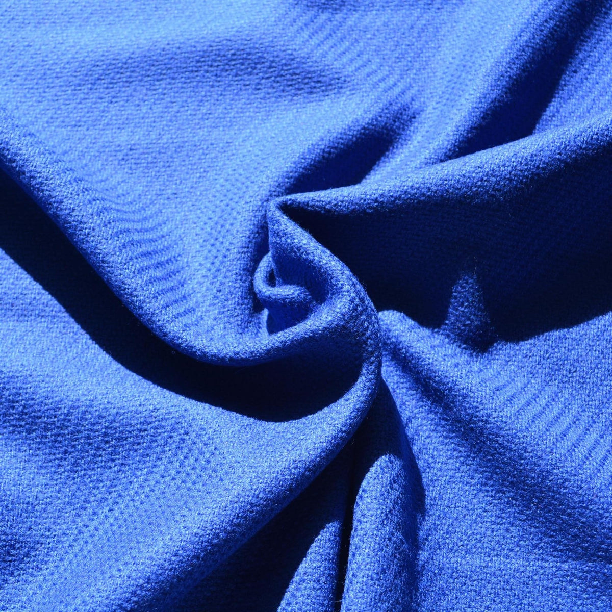 Blue | 100% wool | Wool Tweed | Designer Deadstock | By the Yard
