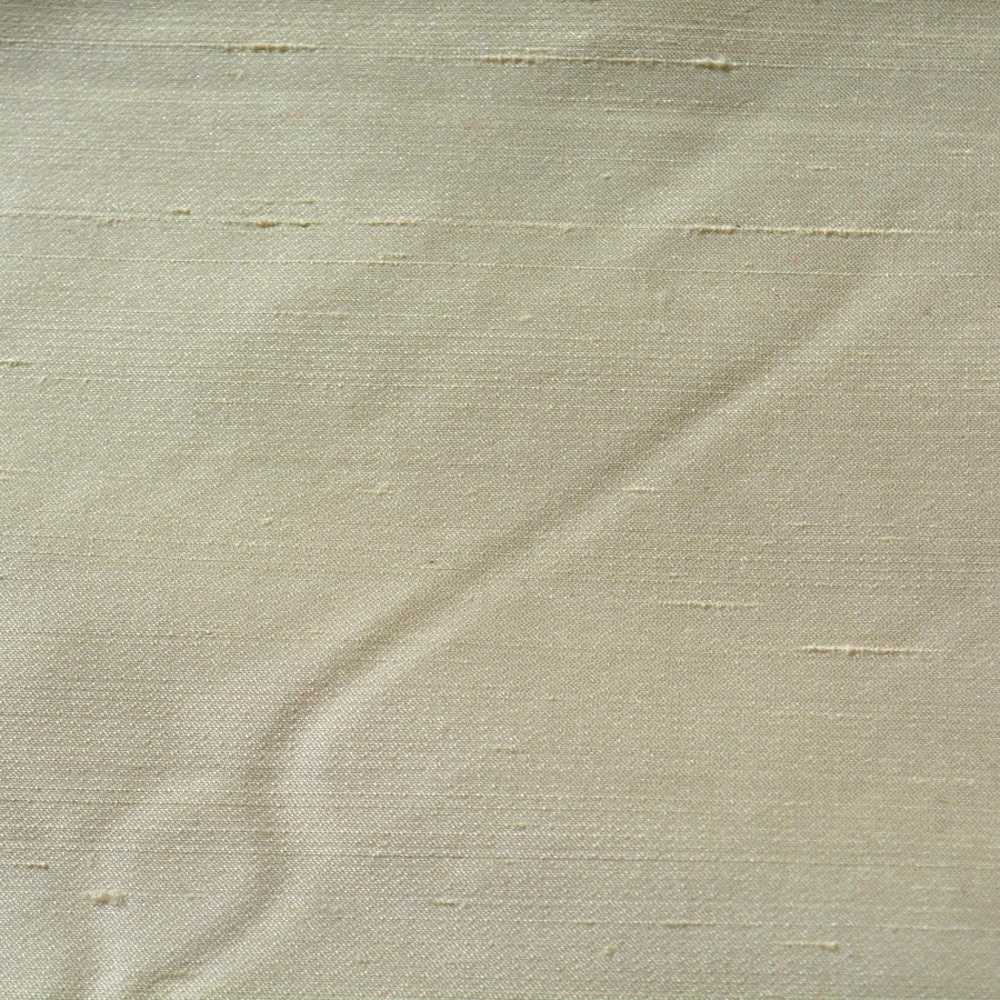 Silk Dupioni Fabric Ivory 55" Wide Luxury Fabric | By the Yard