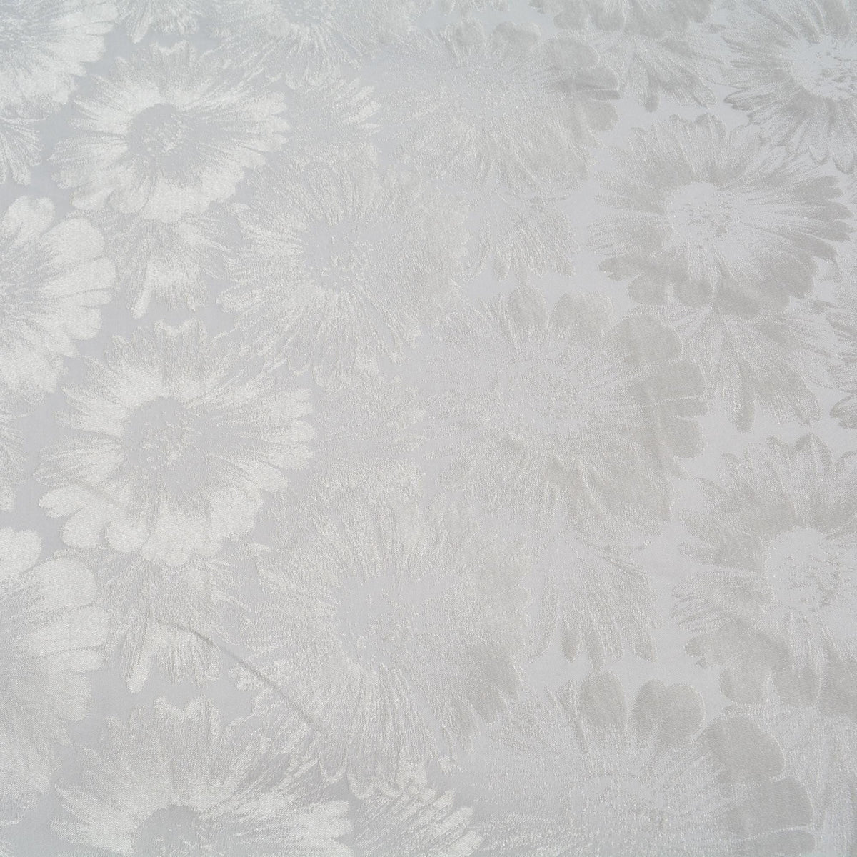 European 100% Silk Jacquard Fabric | Silk Floral Pattern, 57” Width | Luxury Bridal & Dressmaking Fabric | By the Yard
