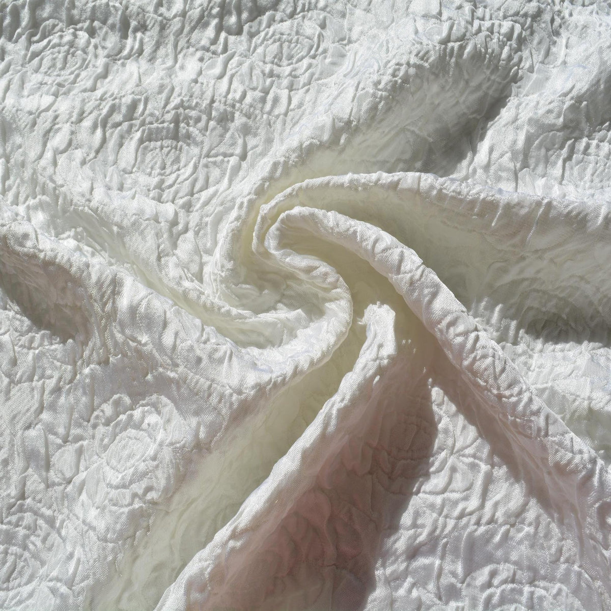 Brocade Fabric | Ivory | Upholstery Fabric & Home Decor Textile | Curtain, Drapery, Pillow | By the Yard