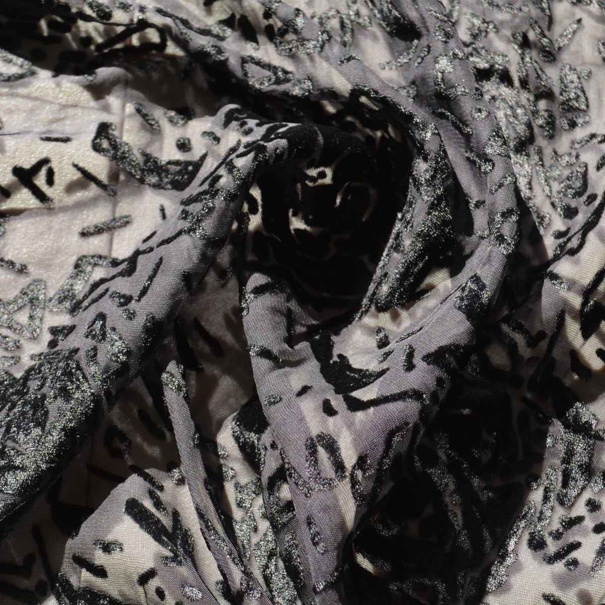 Velvet Burnout Raffaella Curiel Fabric | Designer Deadstock |By the Yard