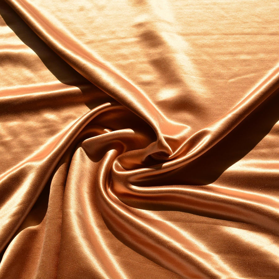 Silk Satin Fabric Gold 46" Wide Luxury Fabric | By the Yard