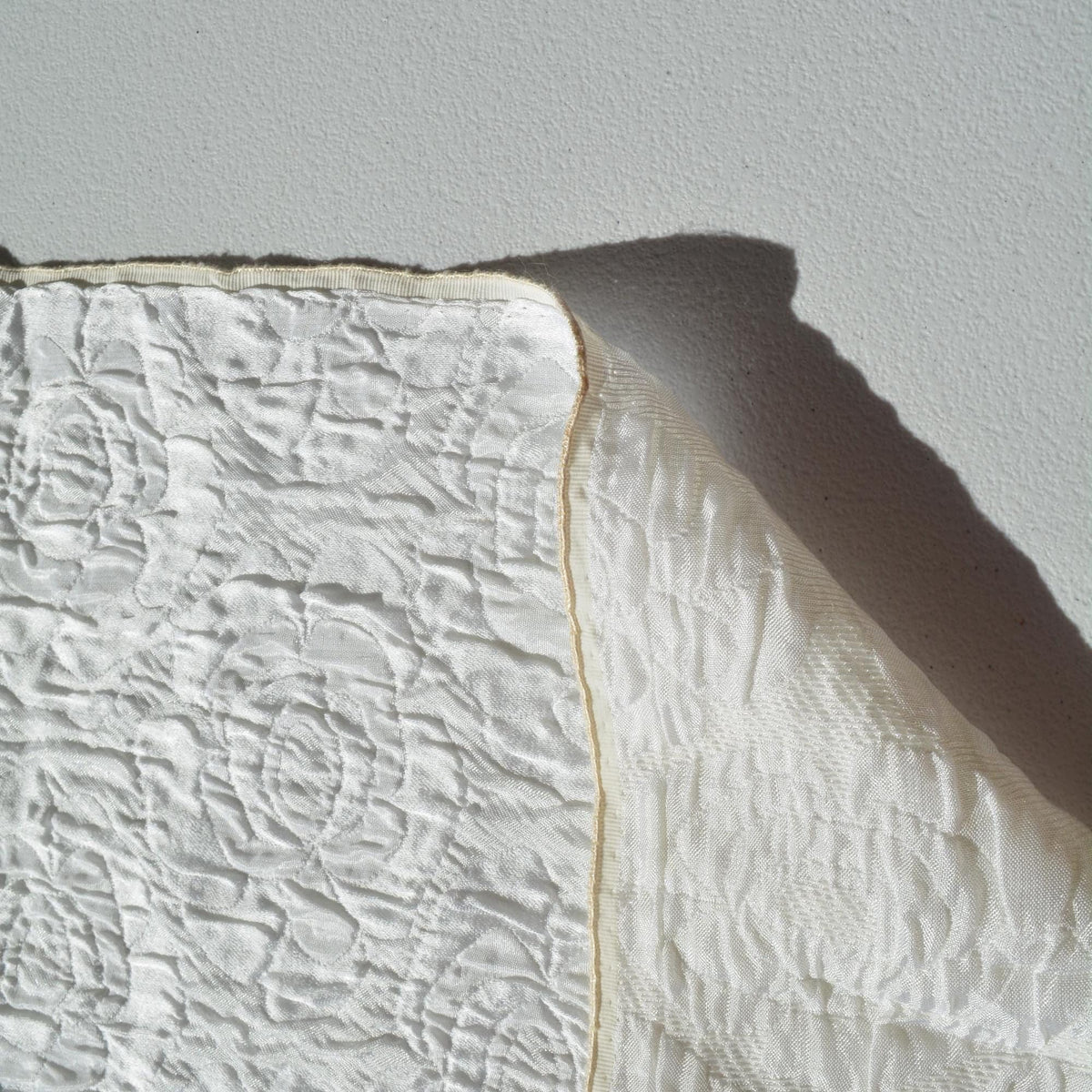 Brocade Fabric | Ivory | Upholstery Fabric & Home Decor Textile | Curtain, Drapery, Pillow | By the Yard