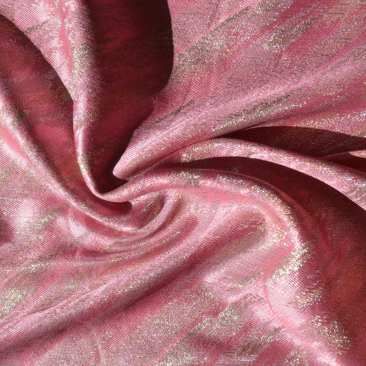 Silk Blend Metallic Fabric | Lightweight Embroidered 45" Wide Luxury Fabric Sewing | By the Yard