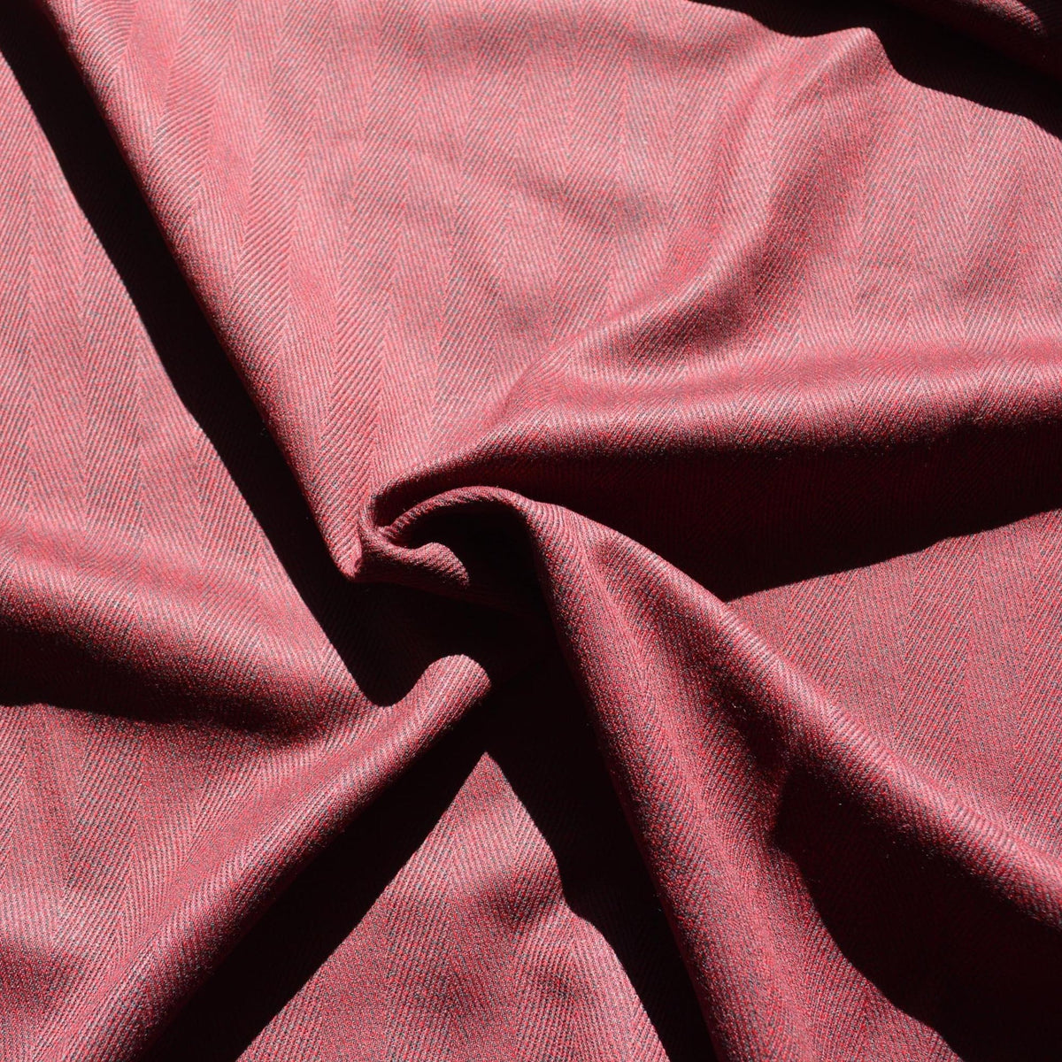 Herringbone wool Fabric | Herringbone Twill | Designer Deadstock | By the Yard