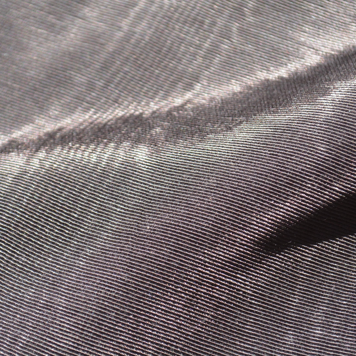 Brown Cotton Moiré — American Water Silk, 1 Yard