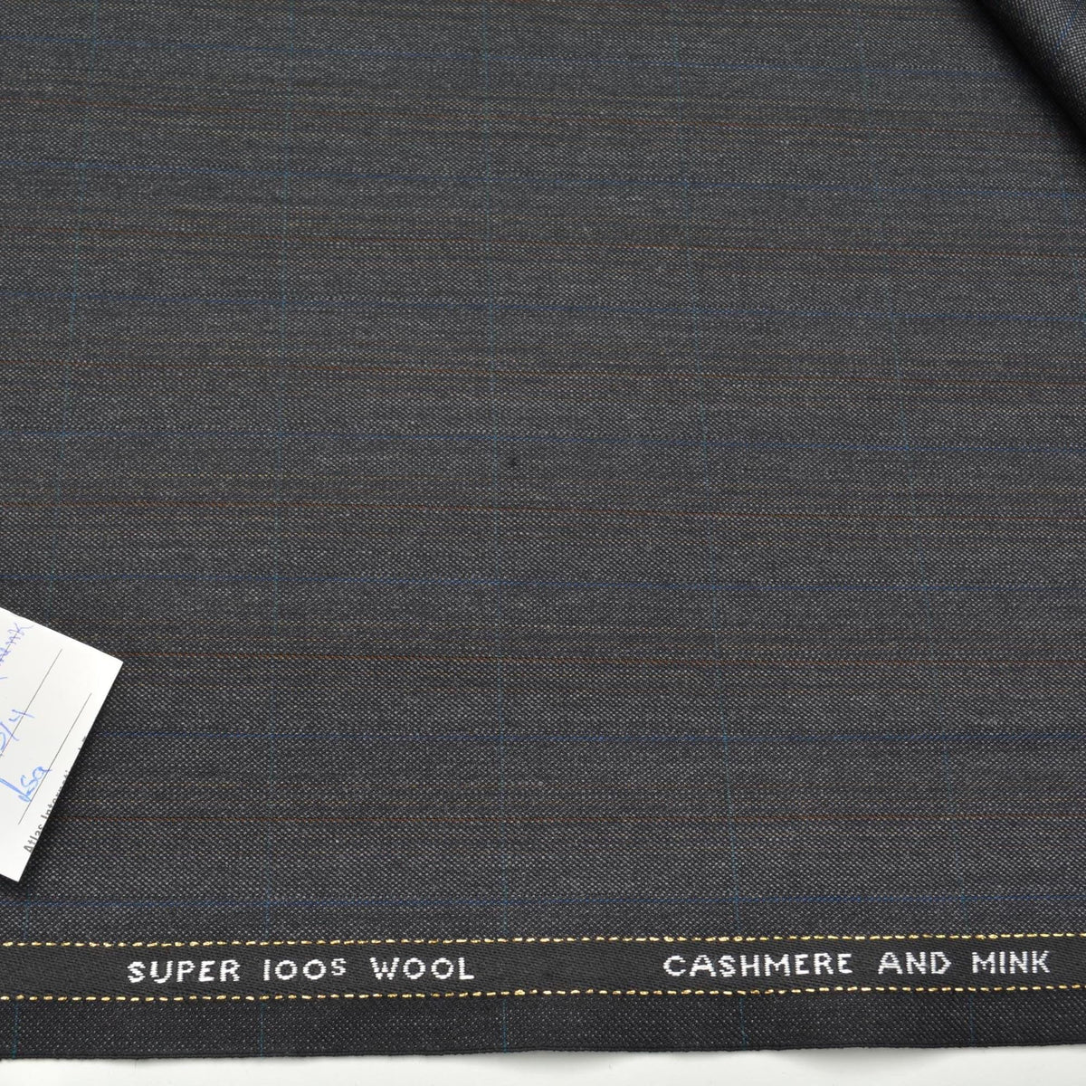 British Cashmere Mink Super 100s Wool Suiting Fabric | Super 100s British wool made in England | Designer Deadstock | By