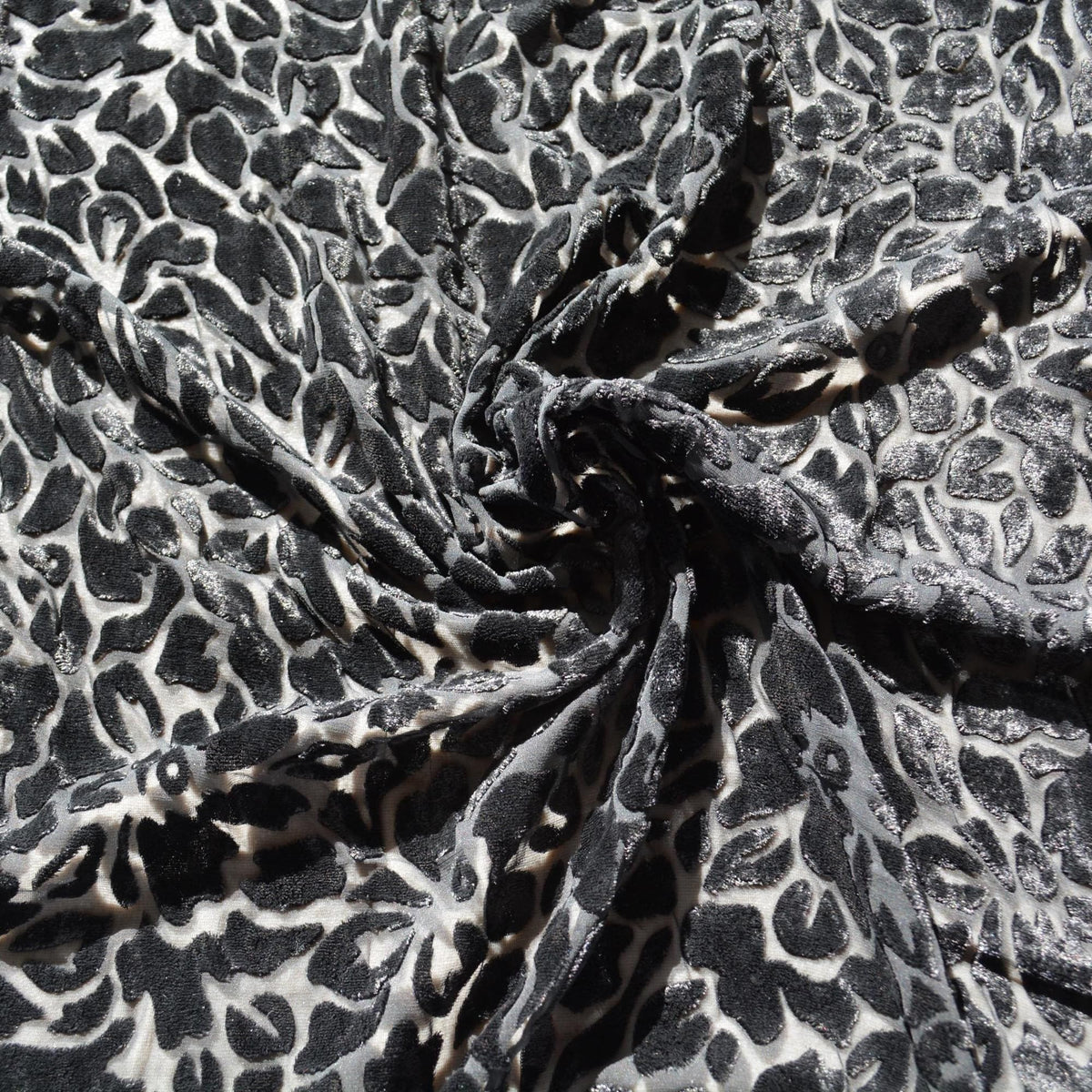 Andre Lang Velvet Burnout Fabric | Designer Deadstock |By the Yard