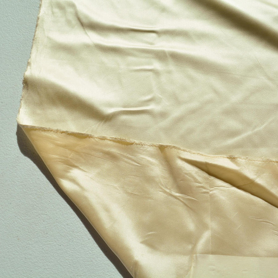 100% Silk Duchess Satin Fabric Cream Bridal Heavyweight 55 Inch Wide | By the Yard