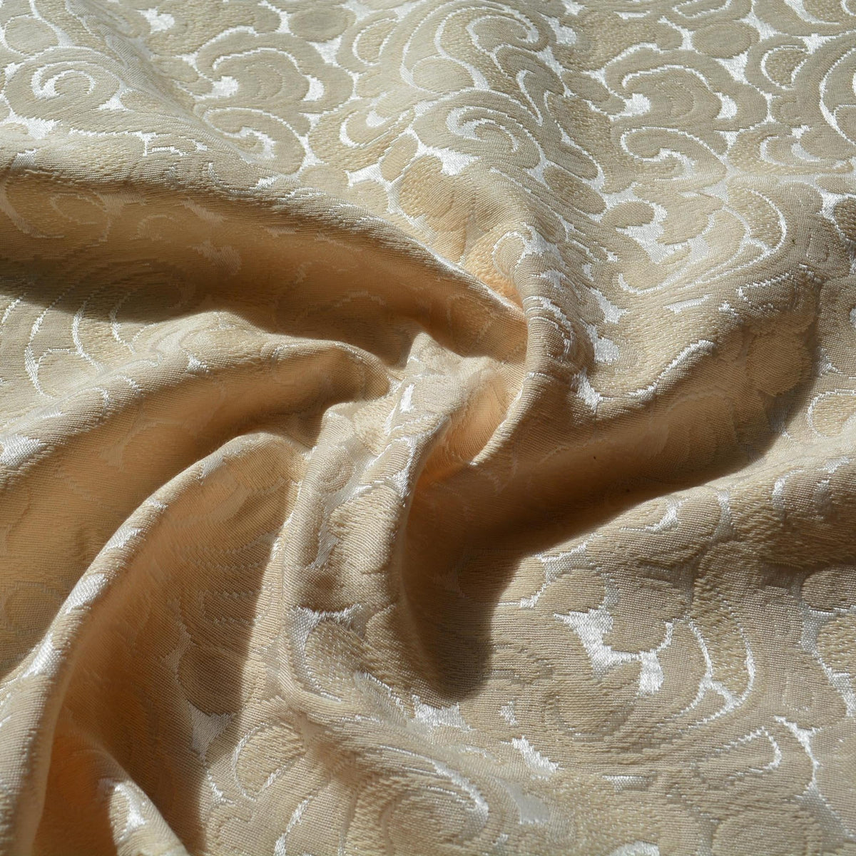 Silk Cotton Brocade | Upholstery Fabric & Home Decor Textile | Curtain, Drapery, Pillow | By the Yard